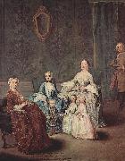 Portrait of the family Sagredo Pietro Longhi